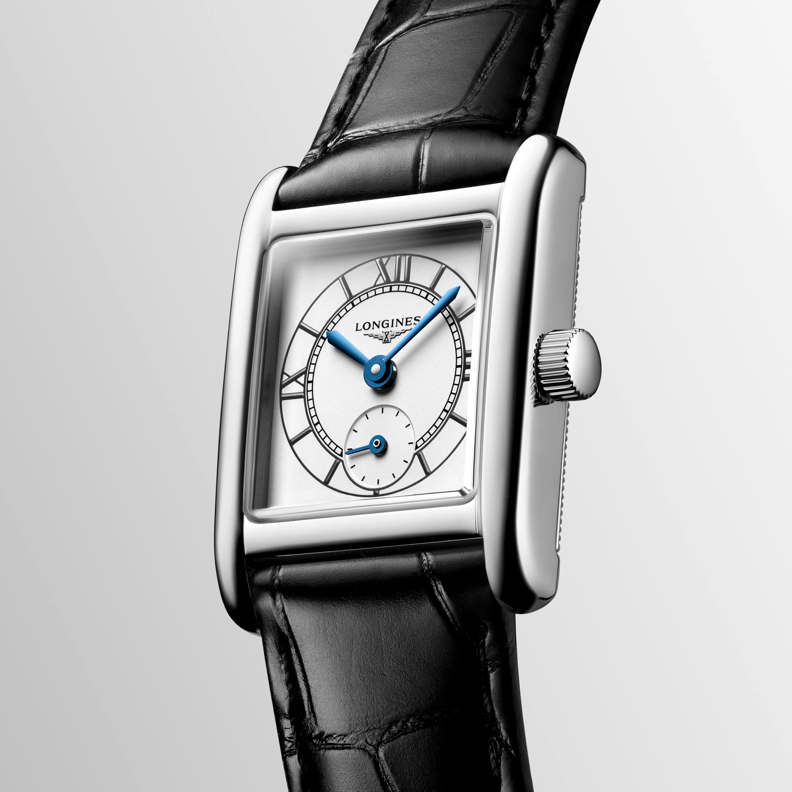 Longines watch Mini Dolcevite 21.5x29mm silver quartz steel L5.200.4.75.6